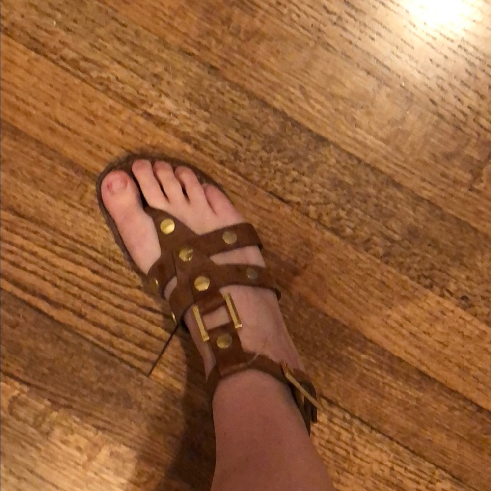Tory Burch gladiator brown sandals